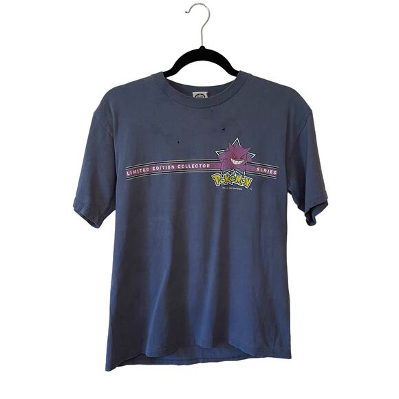 Pokémon L Gengar blue purple Limited Edition Collectors #89 Gengar t-shirt - Picture 1 of 8